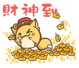 Potato-Fox2 happy new year sticker #14825396