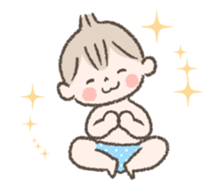 animation sticker of cute babies. sticker #14826282