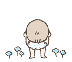 animation sticker of cute babies. sticker #14826286