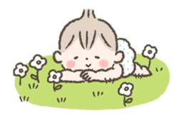 animation sticker of cute babies. sticker #14826287
