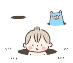 animation sticker of cute babies. sticker #14826293