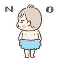 animation sticker of cute babies. sticker #14826297