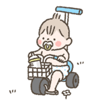 animation sticker of cute babies. sticker #14826300