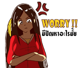 Lady GO!! sticker #14826390