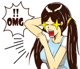 Lady GO!! sticker #14826391