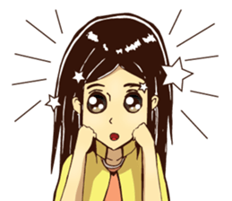 Lady GO!! sticker #14826395