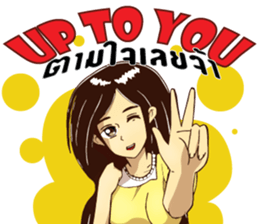 Lady GO!! sticker #14826403