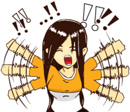 Lady GO!! sticker #14826421