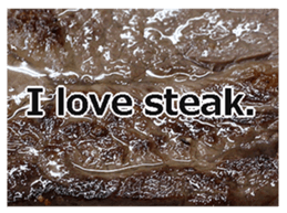 Steak! sticker #14826733