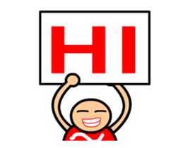 The sticker boys animnated in English sticker #14826900