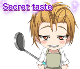 Lovely cooks handsome English sticker #14826909