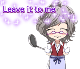 Lovely cooks handsome English sticker #14826915