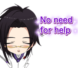 Lovely cooks handsome English sticker #14826928