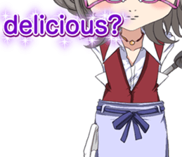 Lovely cooks handsome English sticker #14826935