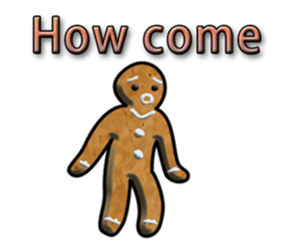 gingerbread Mans (English) sticker #14826987