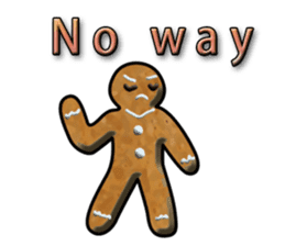 gingerbread Mans (English) sticker #14826990