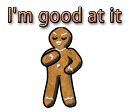 gingerbread Mans (English) sticker #14826993