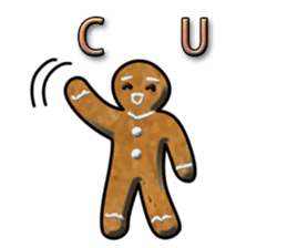 gingerbread Mans (English) sticker #14826995