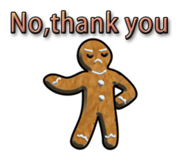gingerbread Mans (English) sticker #14826996