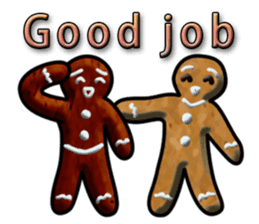 gingerbread Mans (English) sticker #14826999