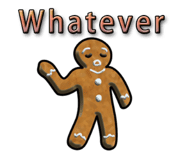 gingerbread Mans (English) sticker #14827000