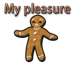 gingerbread Mans (English) sticker #14827001