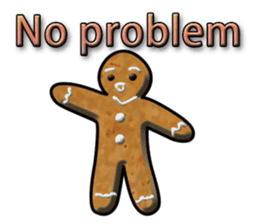 gingerbread Mans (English) sticker #14827006
