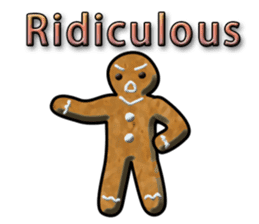 gingerbread Mans (English) sticker #14827007