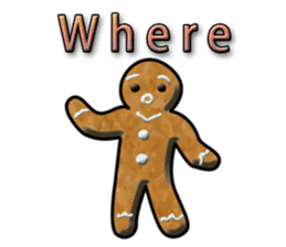 gingerbread Mans (English) sticker #14827009
