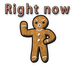 gingerbread Mans (English) sticker #14827011