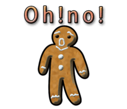 gingerbread Mans (English) sticker #14827012