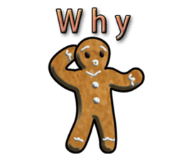 gingerbread Mans (English) sticker #14827014