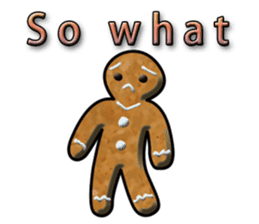 gingerbread Mans (English) sticker #14827019