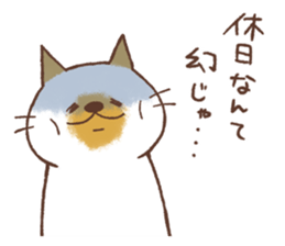 CAT and HOLIDAY, and PAID HOLIDAY sticker #14827041