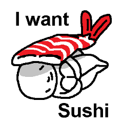 (English)I want Sushi