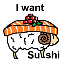(English)I want Sushi sticker #14827374