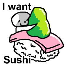 (English)I want Sushi sticker #14827375