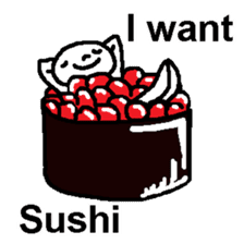 (English)I want Sushi sticker #14827377