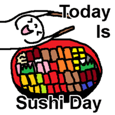 (English)I want Sushi sticker #14827379