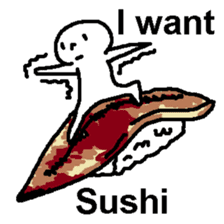 (English)I want Sushi sticker #14827380