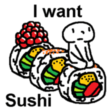(English)I want Sushi sticker #14827382