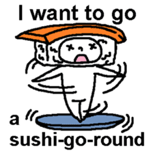 (English)I want Sushi sticker #14827383
