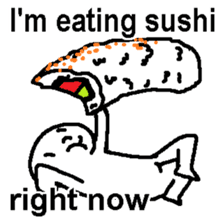 (English)I want Sushi sticker #14827386