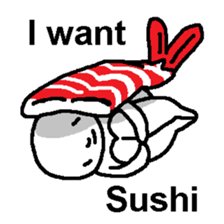 (English)I want Sushi sticker #14827388