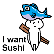 (English)I want Sushi sticker #14827391