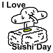 (English)I want Sushi sticker #14827392