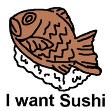 (English)I want Sushi sticker #14827395