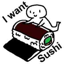 (English)I want Sushi sticker #14827401