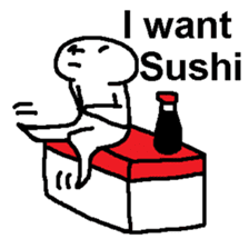 (English)I want Sushi sticker #14827406