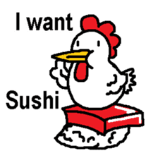 (English)I want Sushi sticker #14827409